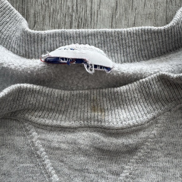 Vintage UCF Knights Sweatshirt Medium Pro-Weave Grey Made USA Cut Sleeves - Picture 7 of 7